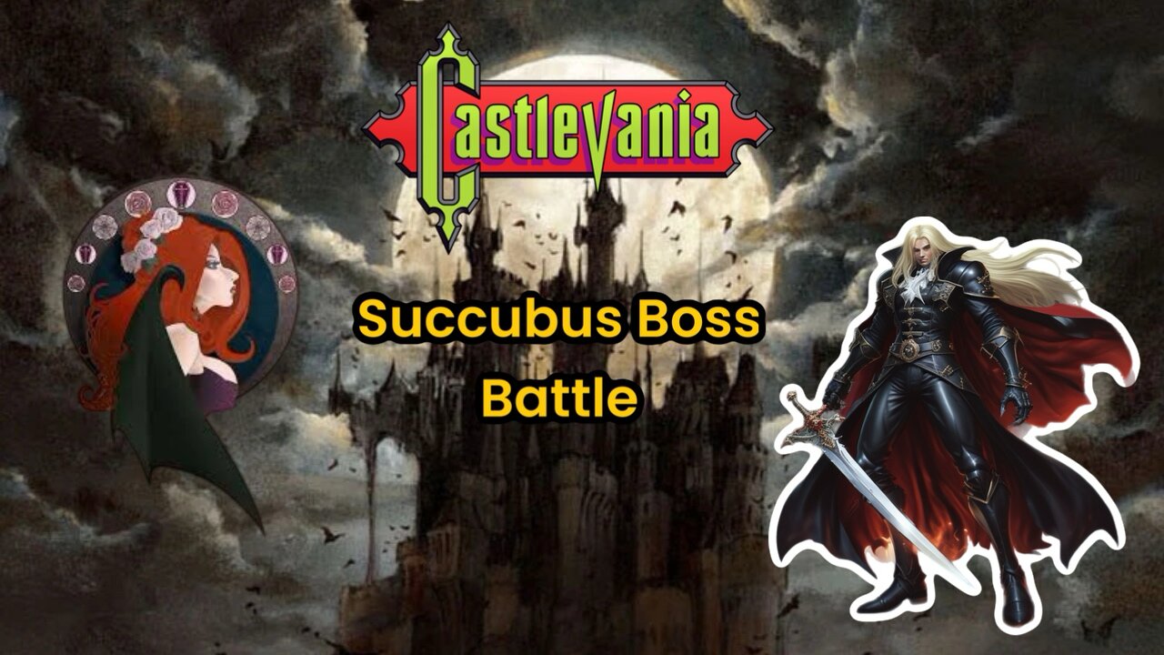 Castlevania : Symphony of the Night - Succubus Boss Battle