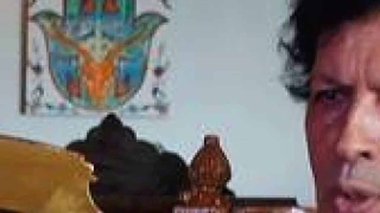 Gaddafi's Cousin Predicted 911 for Europe - Goat in Hamsa Symbol
