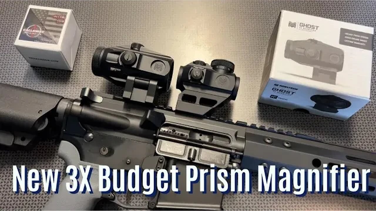 NEW Monstrum 3x Ghost Micro Prism Magnifier