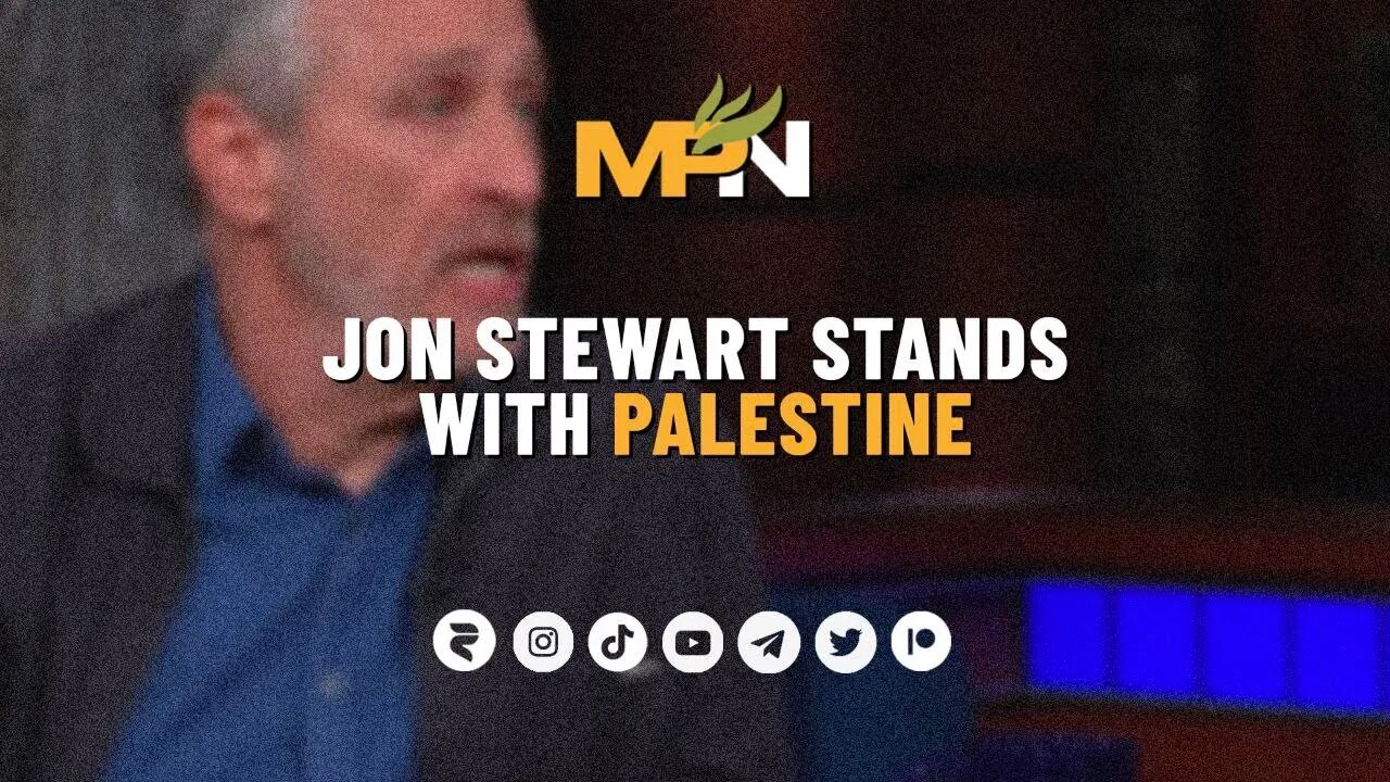 John Stewart Stands With Palestine
