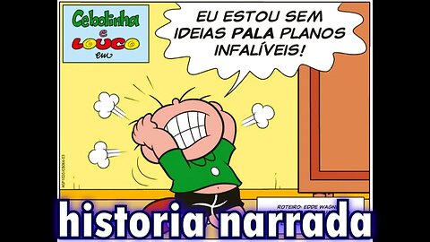 Cebolinha&Louco em-Eu estou sem idéias pala planos infalíveis | Gibis do Rapha