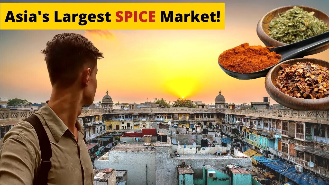 Visiting Asia's LARGEST SPICE Market!┃4K