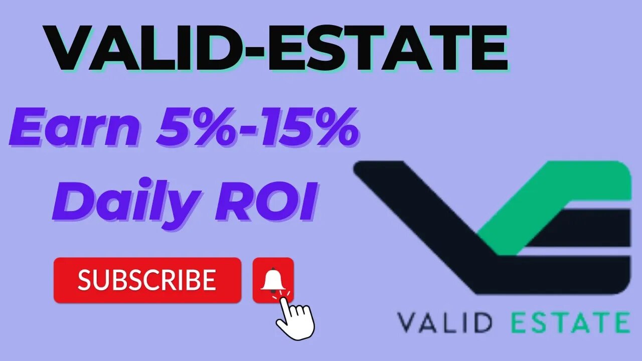 Valid Estate Review | Earn 5%-15% ROI Daily | Passive Income (High Risk)