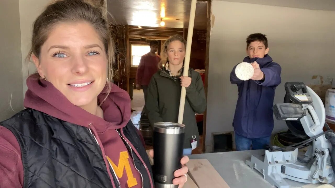 Rewiring Our 1890's Home | Christmas Tree Hack | Homeschool Shop Project