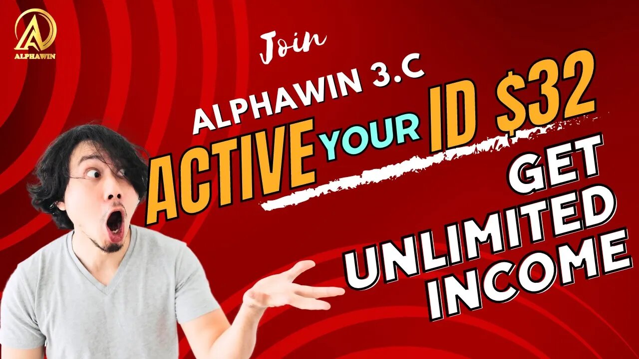 Alphawin 3.c Full plan share | Active your ID $32 get huge income