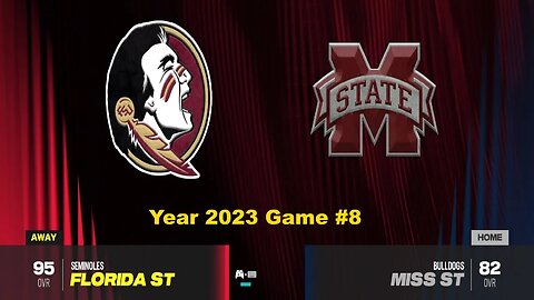 CFB 24 Florida State Vs Mississippi State Year 2023