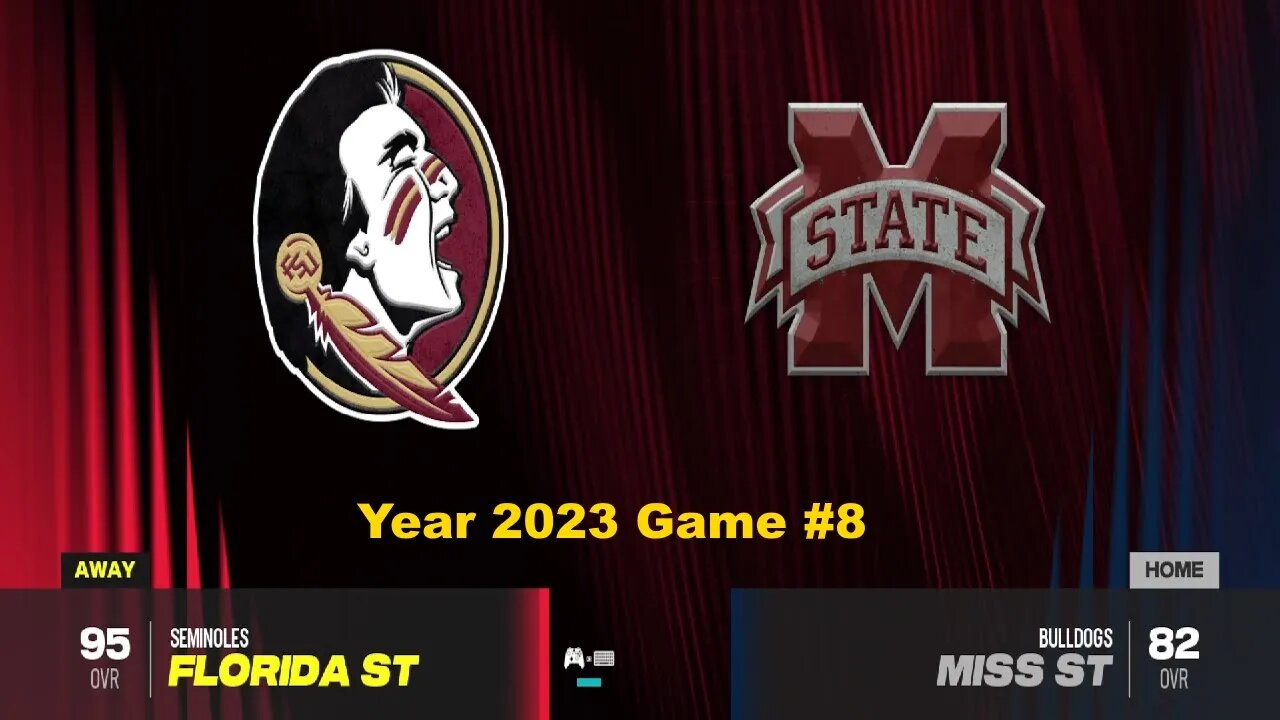 CFB 24 Florida State Vs Mississippi State Year 2023
