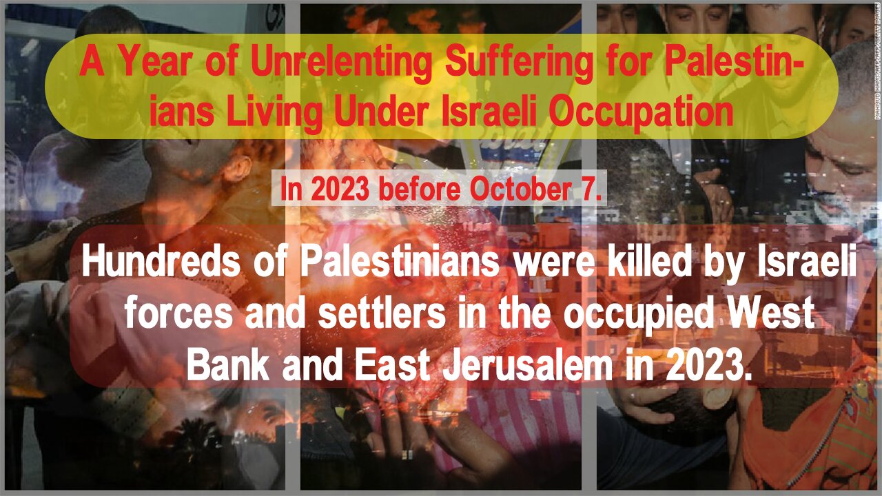 NEWS UPDATE: 2023 Crisis in the Occupied Territories: Escalating Violence and Rising Death Toll"