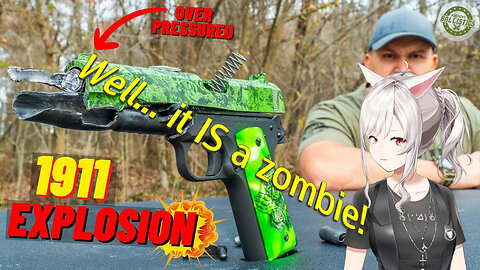 See Zombie gun... EXPLODE zombie gun!! || Kentucky Ballistics react