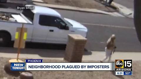 Imposters posing as appraiser, utility workers target Phoenix neighborhood