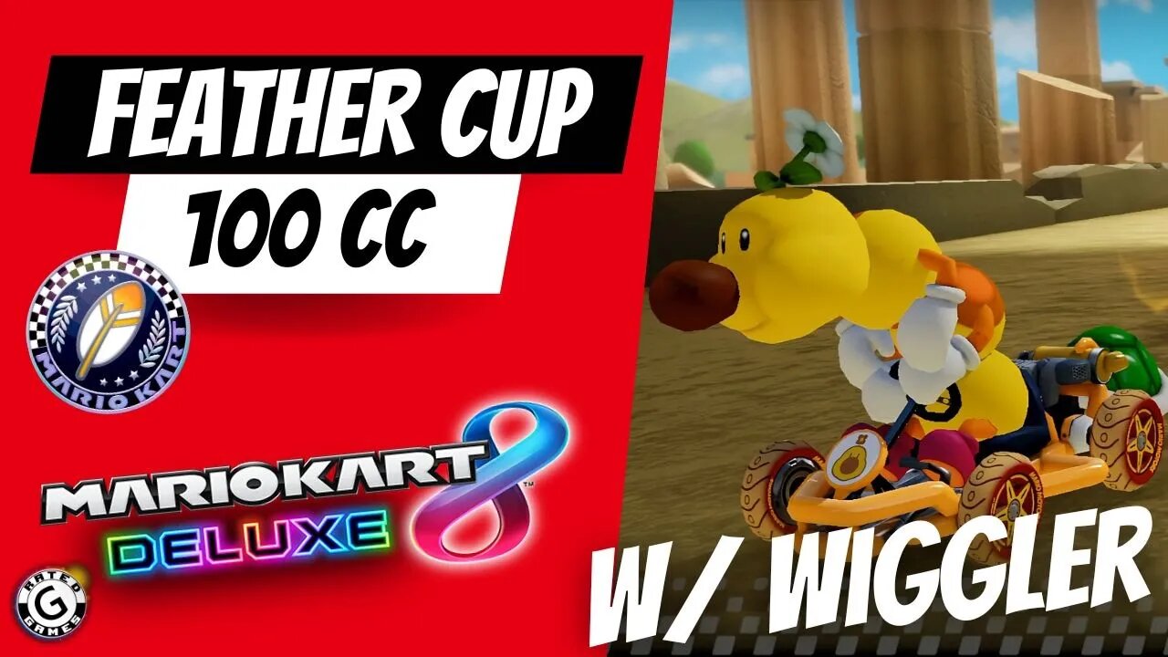 Feather Cup with Wiggler - Mario Kart 8 Deluxe Booster Course Wave 5