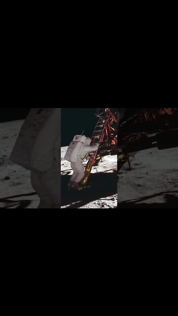 Was Moon Landing Fake? Why Was Buzz Aldrin Well Lit in a Shadow?🌑☄🌑 ☄🌟#spacemystery #shorts
