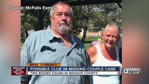 Possible clue in missing couple case