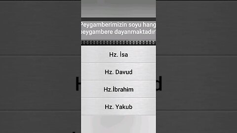 İSLÂMÎ BİLGİ YARIŞMASI