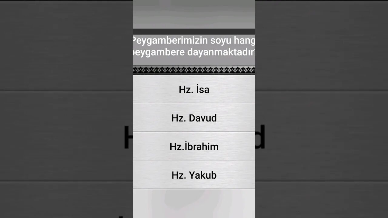 İSLÂMÎ BİLGİ YARIŞMASI