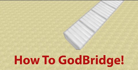 How To Godbridge In Minecraft!