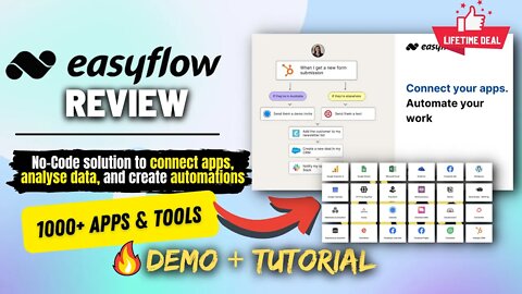 Easyflow Review (Zapier alternative) | Create Workflow Automations & Connect Apps