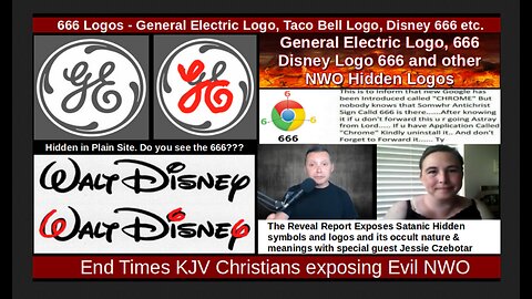 666 Logos - General Electric Logo, Taco Bell Logo, Disney 666 etc.