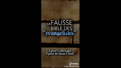 La fausse bible des évangelistes