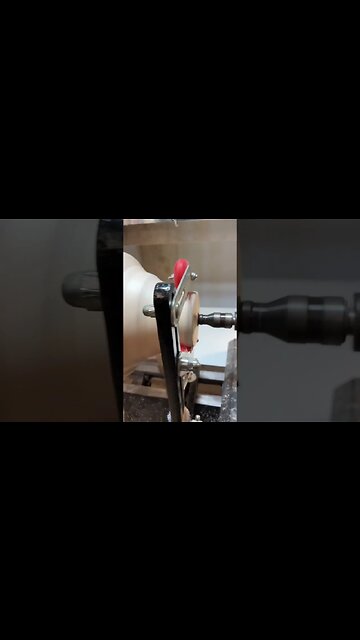 Steady whell on the lathe #shorts #shortvideo #woodworking #trending #subscribe #lathe #woodturning