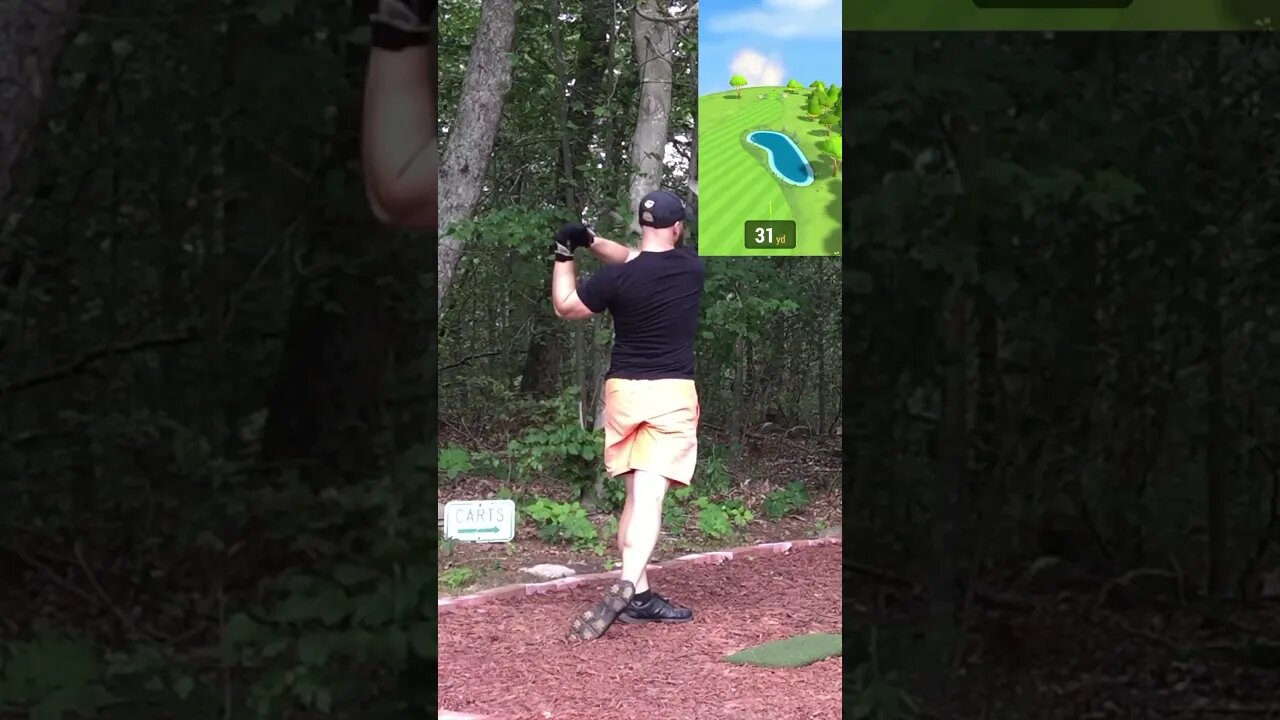 Hole 5 - Pease GC (Original) #Shorts #Golf #GarminR10 #Golfing #Golfer #SimGolf #YoutubeShorts