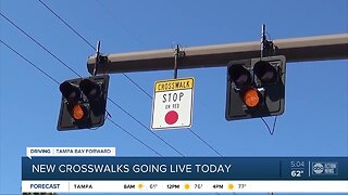 New High-Intensity Activated Crosswalks now active on Memorial Boulevard in Lakeland