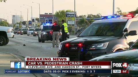 Pedestrian crash closes southbound U.S. 41 in Fort Myers