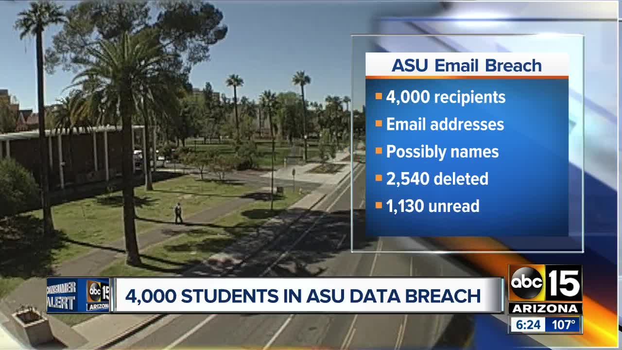4,000 students in ASU data breach