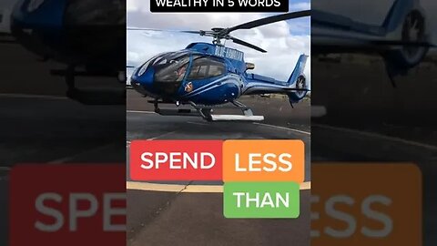 How to become wealthy in 5 words