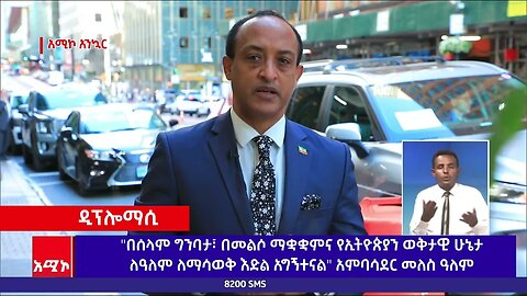 "በሰላም ግንባታ፣ በመልሶ ማቋቋምና የኢትዮጵያን ወቅታዊ ሁኔታ ለዓለም ለማሳወቅ እድል አግኝተናል" አምባሳደር መለስ ዓለም