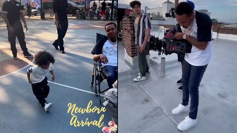 G Herbo's Son Yosohn Shows Out Dancing At His Video Shoot! 🕺🏾