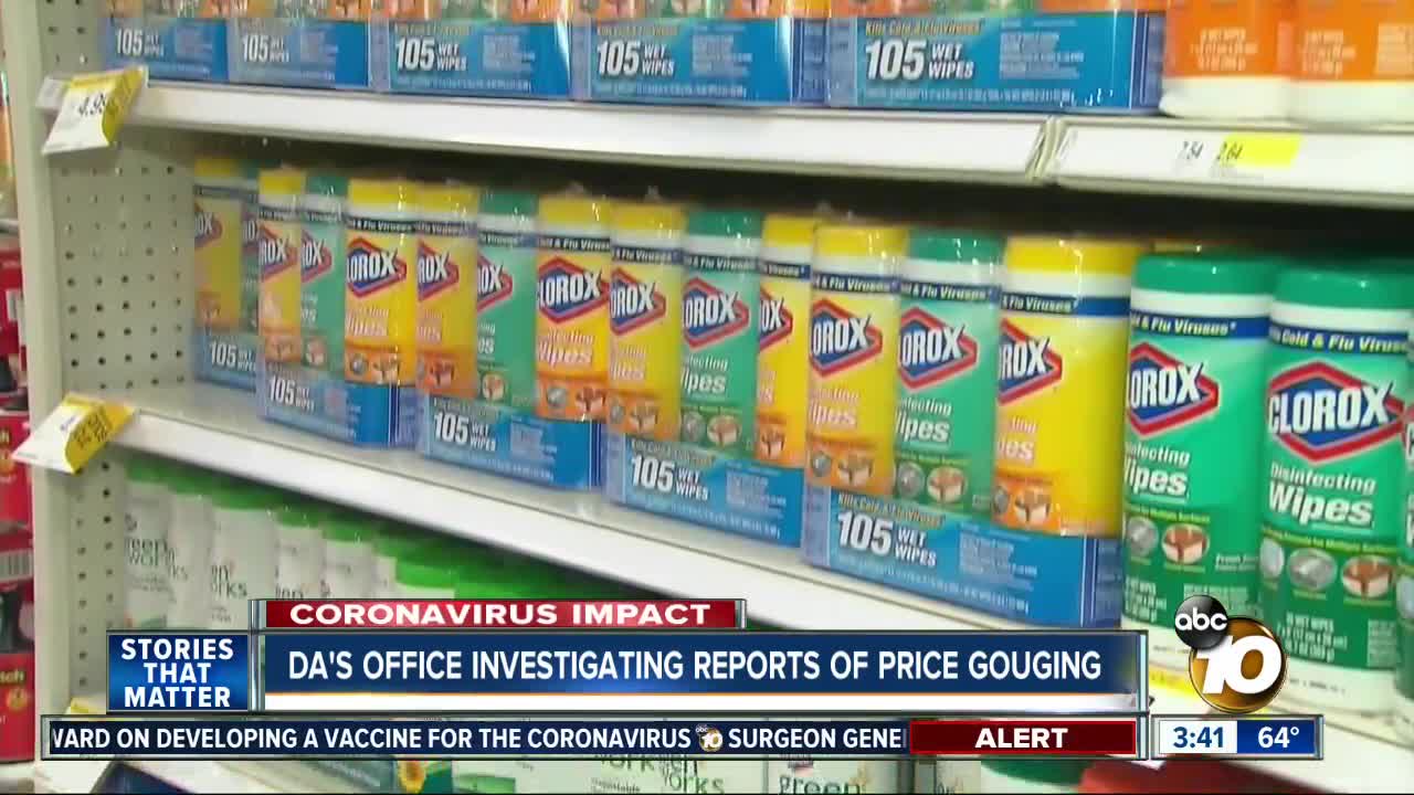 DA's Office investigating dozens of price gouging complaints