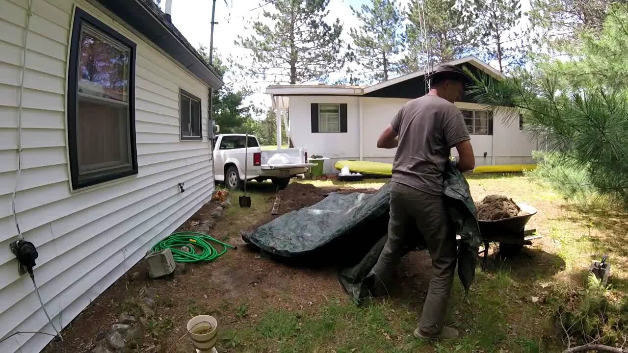 Planted Herb Garden & Started Corn Garden Plot