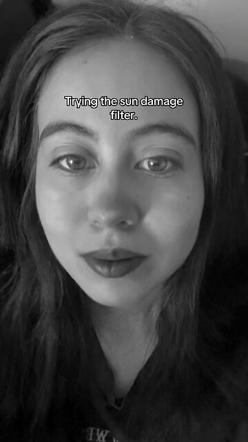 Trying the sun damage filter. #sundamage #sunscreen #skincare #collegan