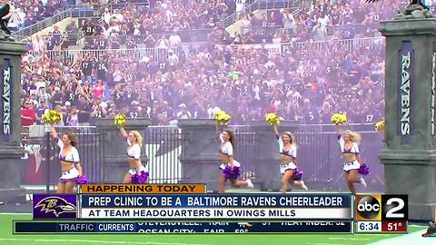Prep clinic for Ravens cheerleader tryouts