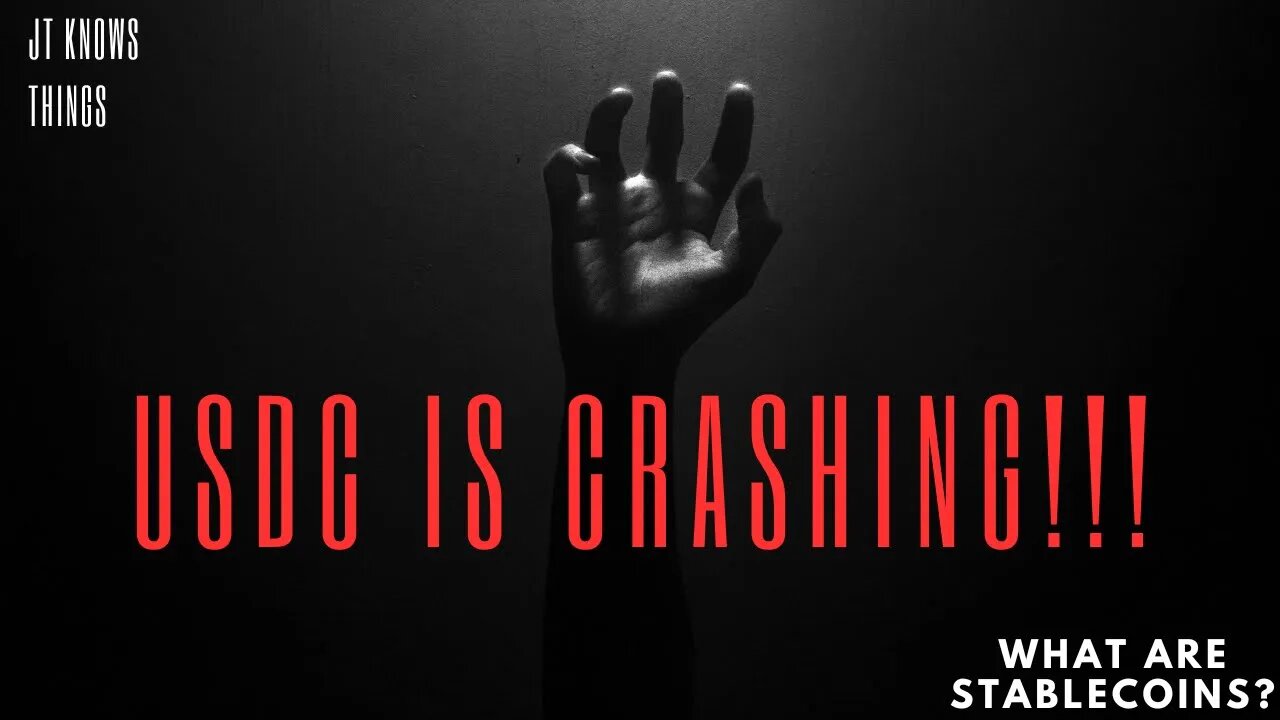 USDC IS CRASHING!!! #stablecoin #usdc #crypto #wagmi #silvergatebank #siliconvalleybank #circle