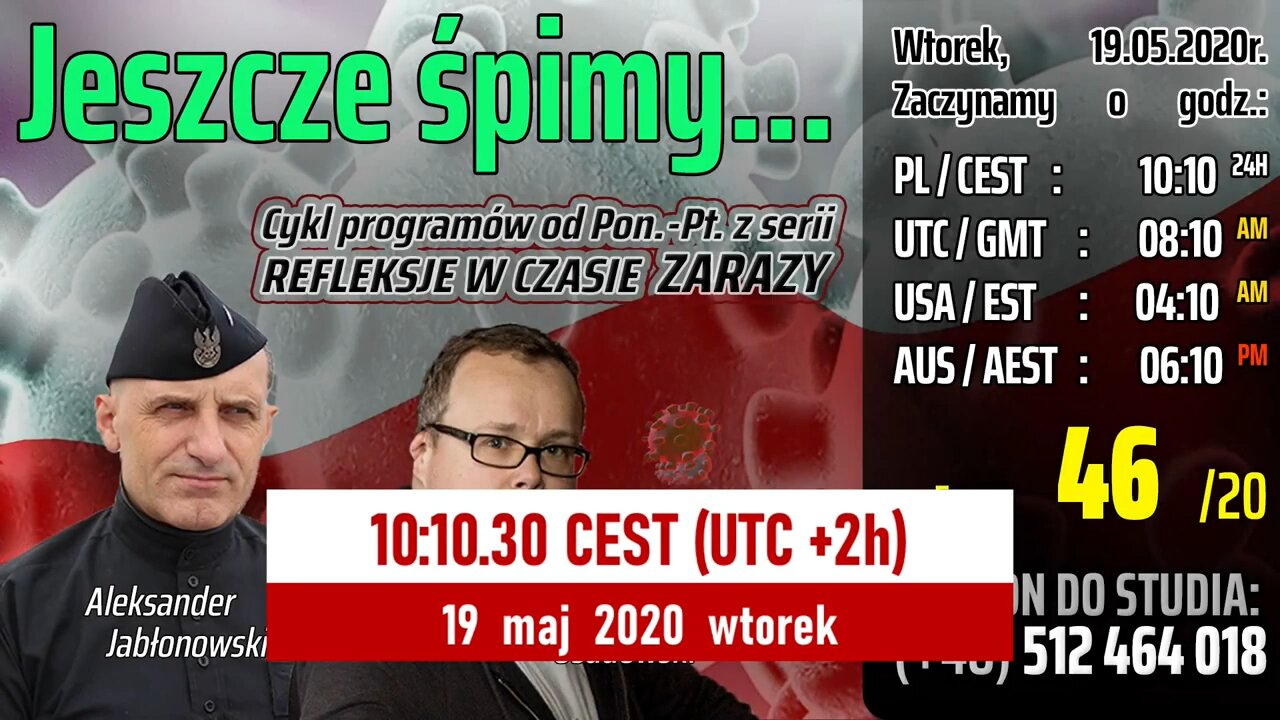 JESZCZE ŚPIMY... - Olszański, Osadowski NPTV (19.05.2020)