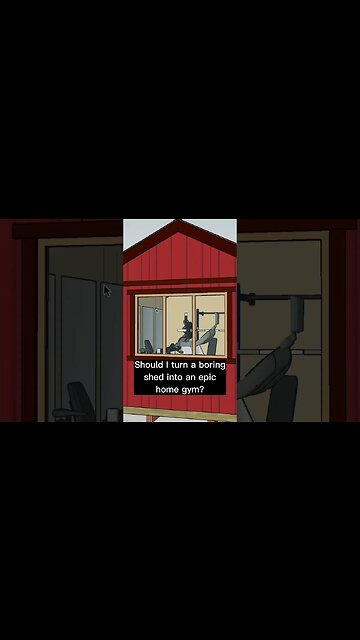 Epic Home Gym In A Shed? #shorts #ShedGym @prxperformance