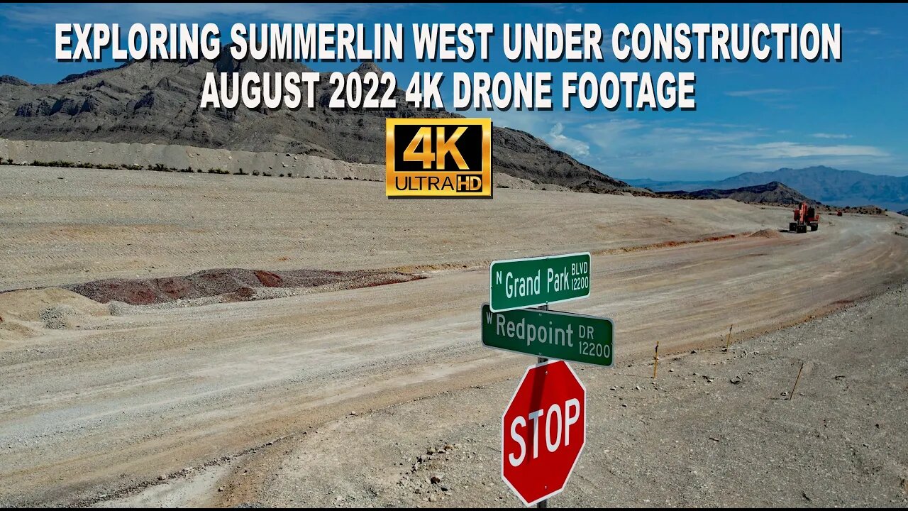 Exploring Summerlin West Under Construction August 2022 4K Drone Footage