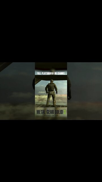HALO JUMP | Metal Gear Solid 3: Snake Eater #metalgearsolid3 #mgs3 #metalgear #snakeeater