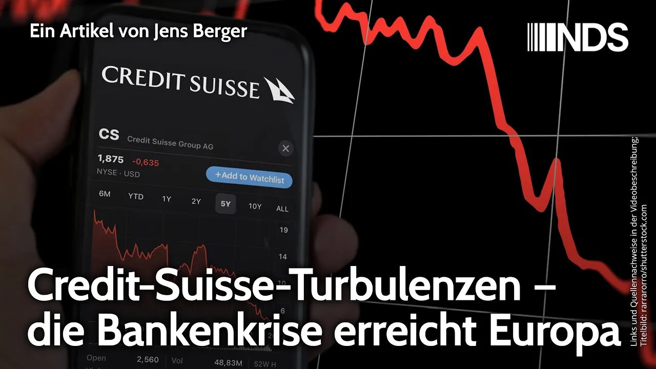 Credit-Suisse-Turbulenzen – die Bankenkrise erreicht Europa | Jens Berger | NDS-Podcast