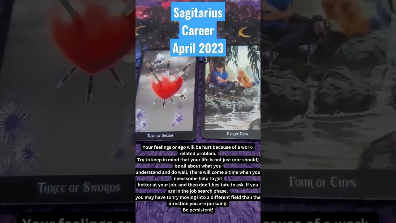 Sagitarius Career April 2023 #tarotscope #tarot #sagitarius #tarotreading #careerreading #career