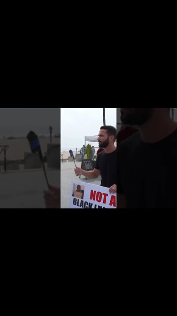 BLM activist gets triggered