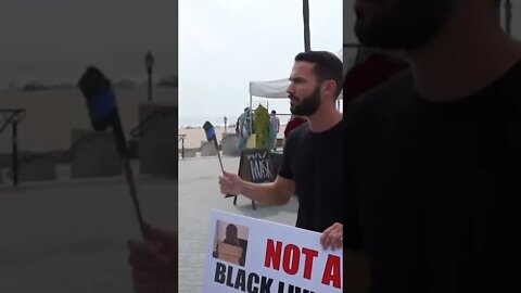 BLM activist gets triggered