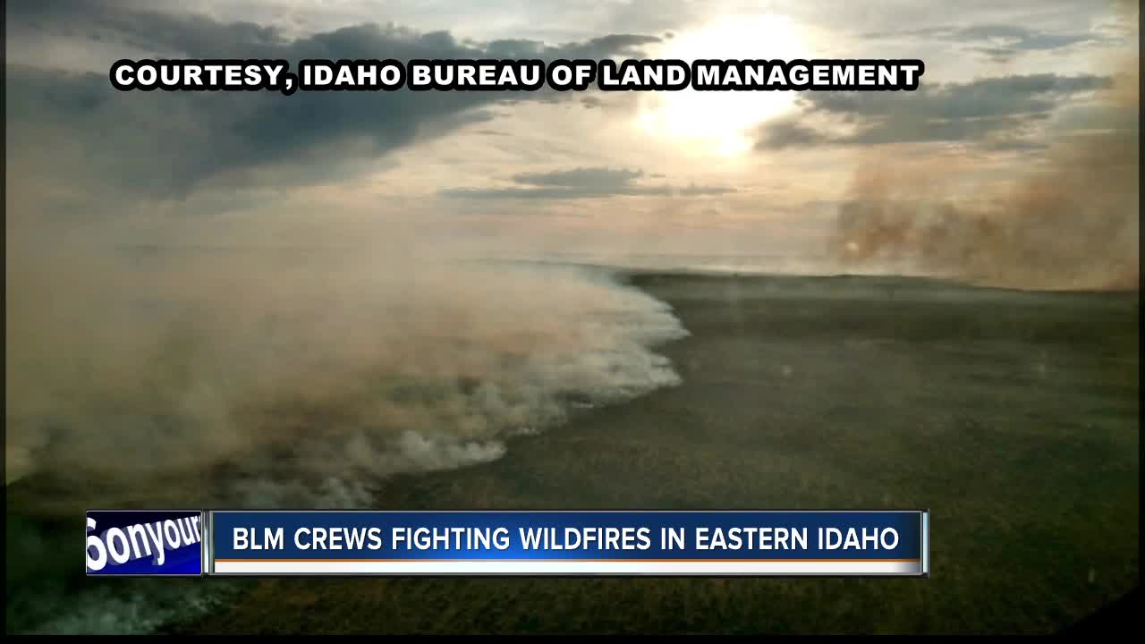 BLM crews responding to multiple fires in southern Idaho