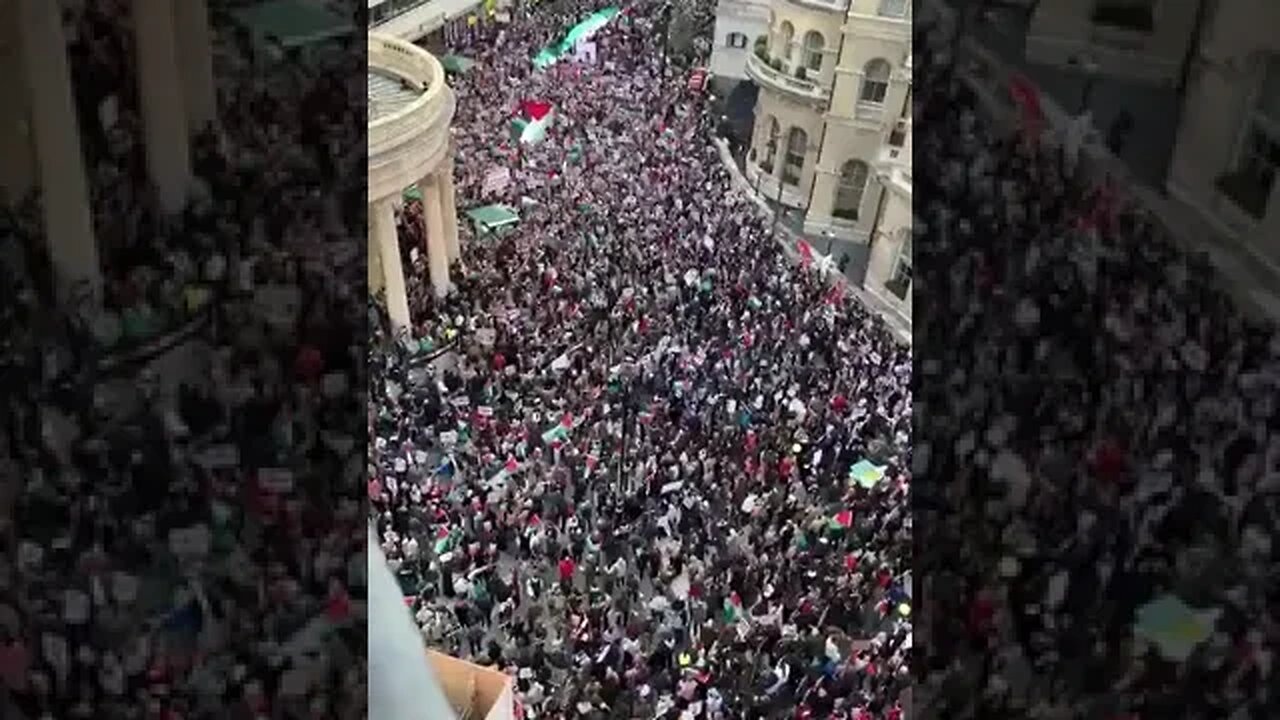 London UK supporting Palestine