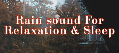 5 minutes of rain Sound for relaxation and good quality sleep। Listen And Relax।