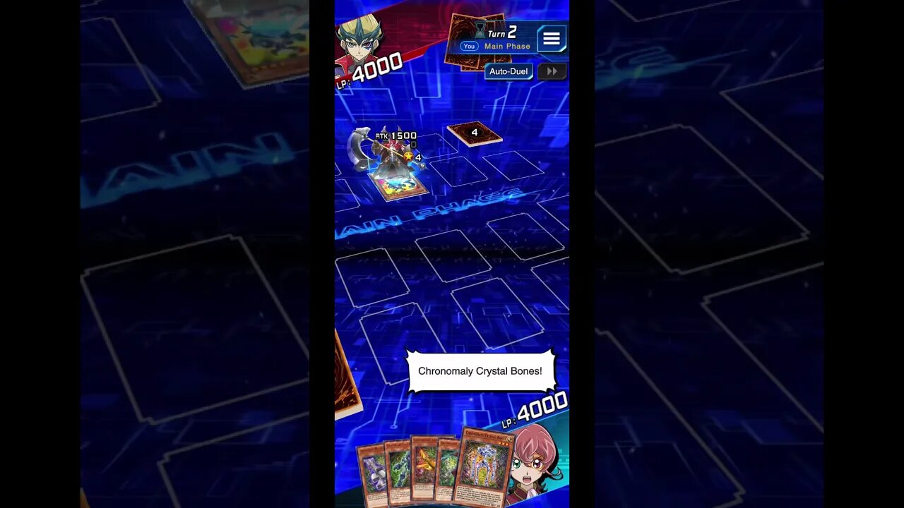 Yu-Gi-Oh! Duel Links - Chronomaly Crystal Bones Gameplay