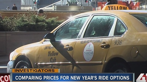 Comparing prices for New Year's ride options