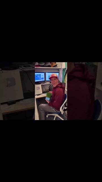 Dad is “working” from home again…